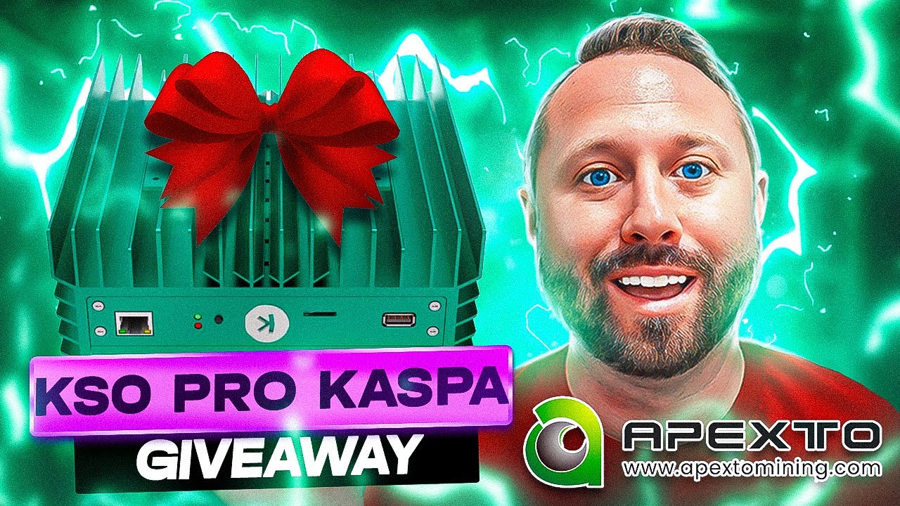 You Could Win this IceRiver KS0 Pro Green Kaspa Miner!