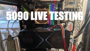 RTX 5090 HASHRATE TESTING in HiveOS LIVE!