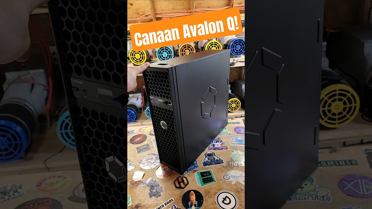 The Best Home Bitcoin Miner is Here! Canaan Avalon Q #shorts #bitcoin #crypro
