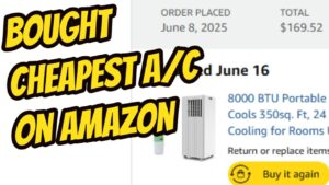 Bought the cheapest air conditioner on Amazon $150