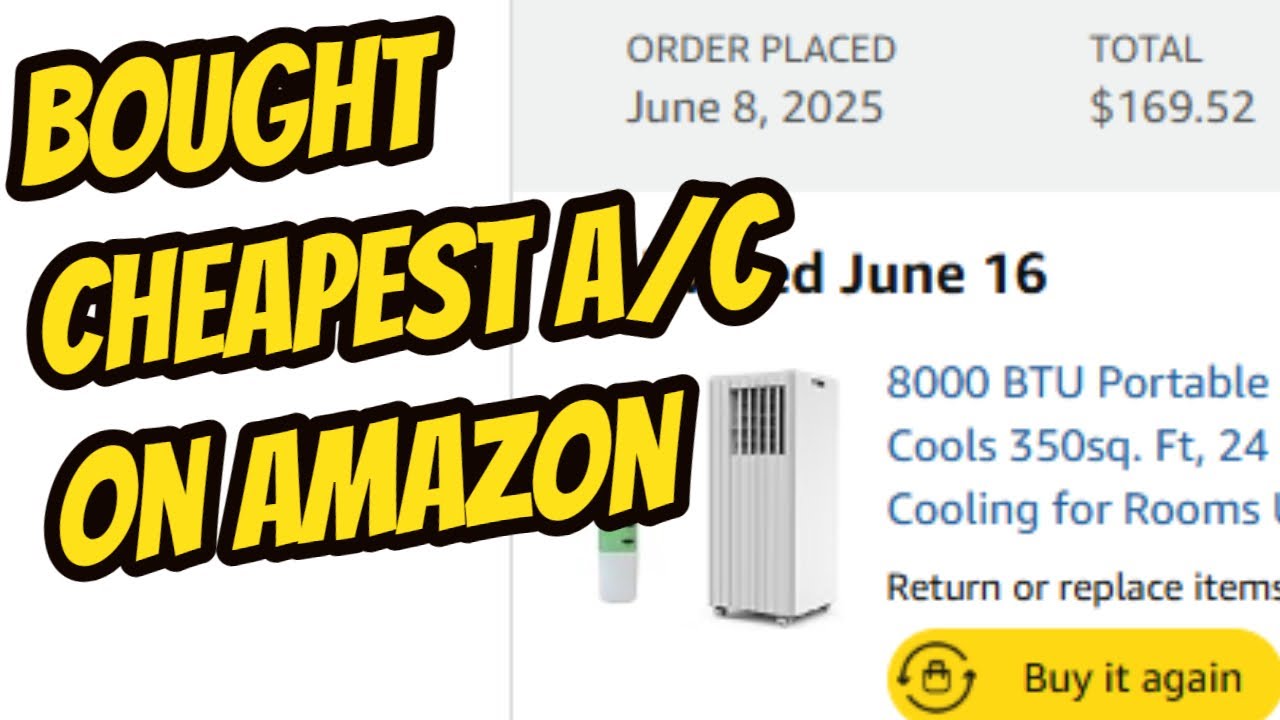 Bought the cheapest air conditioner on Amazon $150