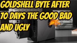 Goldshell Byte Doge coin miner 70 day Recap
