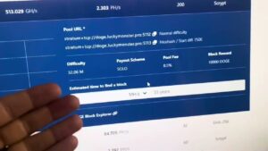 Solo Mining Dogecoin Goldshell Byte
