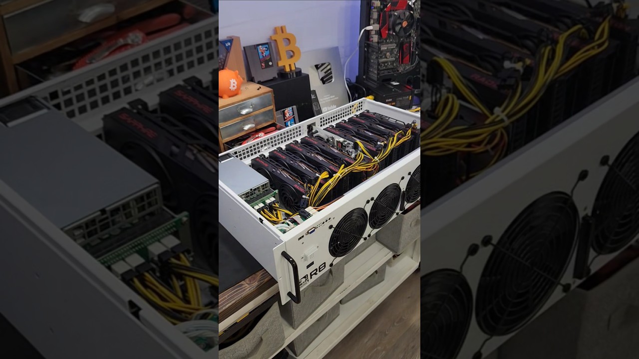 Deploying A New GPU Mining RIg #shorts #crypto #cryptomining